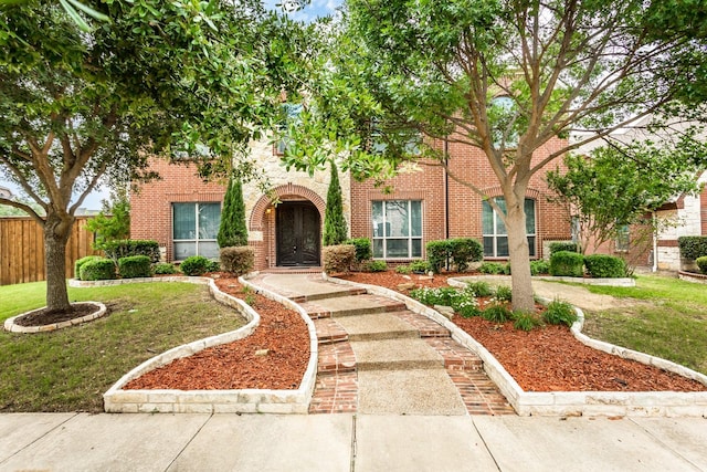 7417 Hidden Cove Ln, Frisco, TX 75034 - view of front of property with brick siding