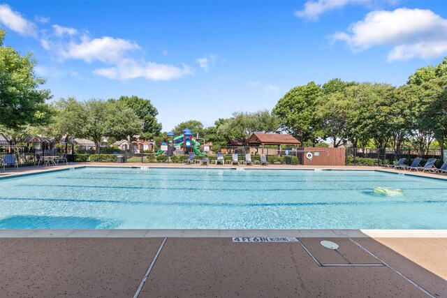 3625 Mackenzie Ln, Richardson, TX 75082 - community pool featuring a patio area