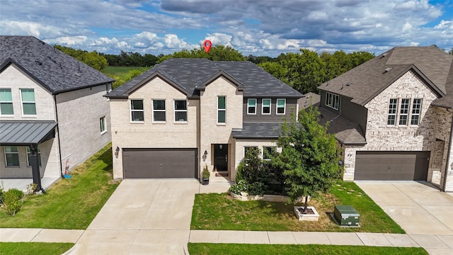 541 Farrell Ln, Allen, TX 75013 - view of front of property featuring a garage, concrete driveway, and a front lawn
