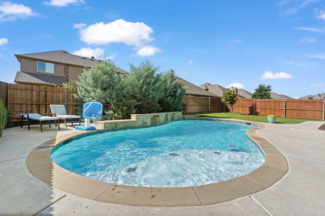 1761 Stillwater Dr, Burleson, TX 76028 - view of pool with a patio area and a fenced backyard
