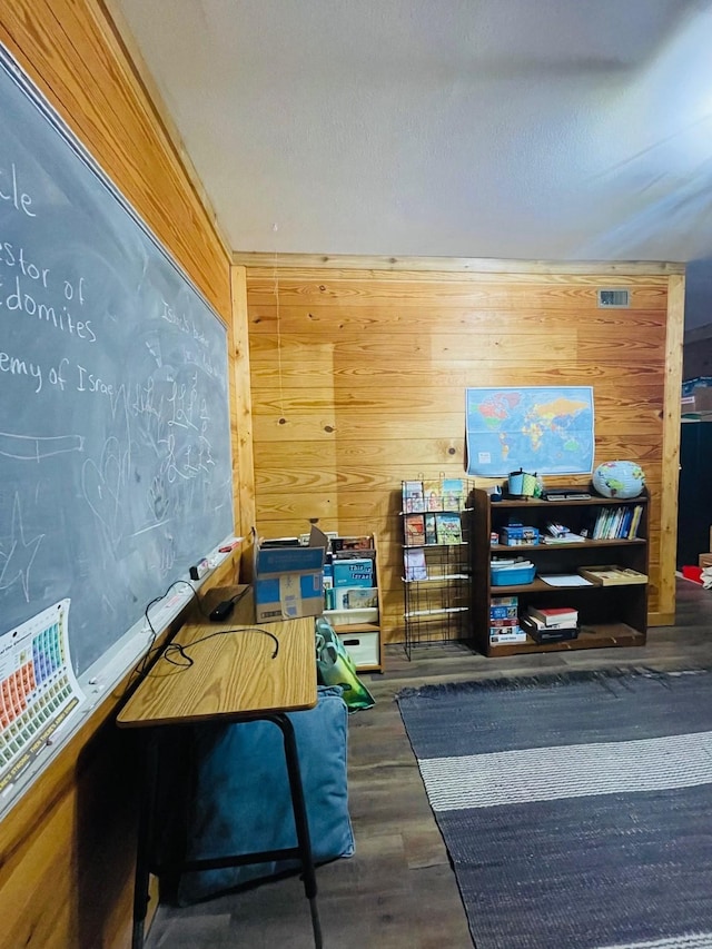 307 S King Lake Rd, Scroggins, TX 75480 - bonus room featuring wooden walls and wood finished floors
