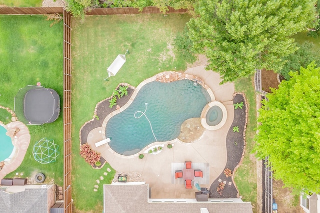 5309 Chatsworth Ln, Fort Worth, TX 76244 - drone / aerial view of a pool