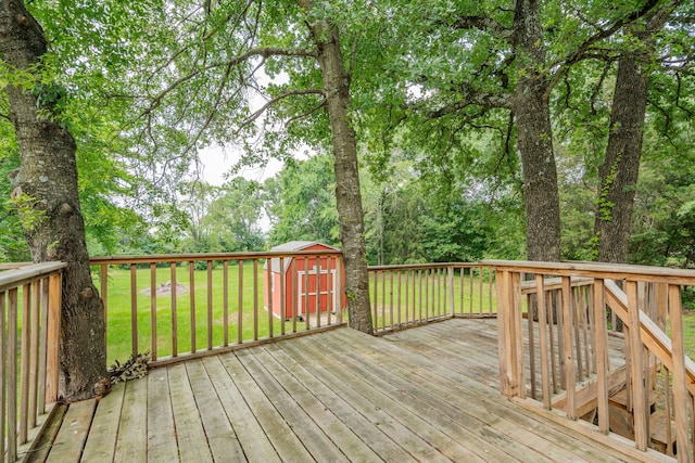 13063 Whiterock Rd, Mabank, TX 75147 - wooden deck featuring a lawn