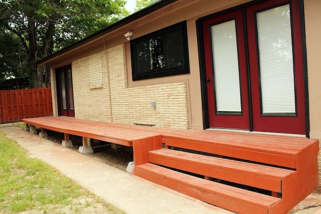 206 W Dewey St, Malakoff, TX 75148 - view of deck