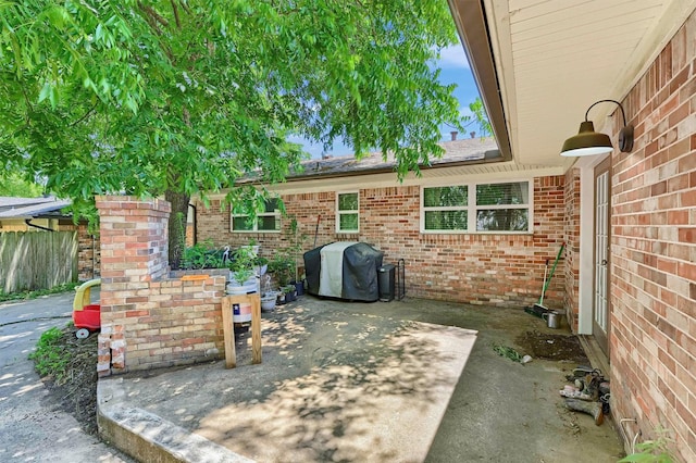 1705 W Belden St, Sherman, TX 75092 - view of patio featuring grilling area