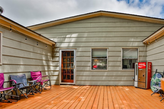 216 E Tennie St, Gainesville, TX 76240 - view of wooden deck