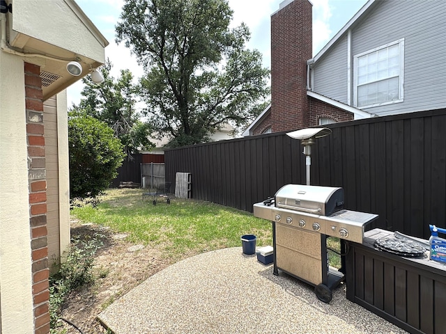 600 Black Rock Ct, Irving, TX 75063 - view of patio / terrace with area for grilling