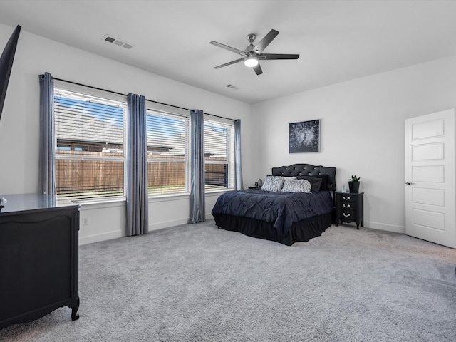 1708 Jamestown Dr, Forney, TX 75126 - bedroom featuring carpet flooring, baseboards, and ceiling fan