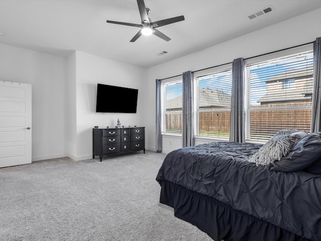 1708 Jamestown Dr, Forney, TX 75126 - carpeted bedroom featuring baseboards and ceiling fan