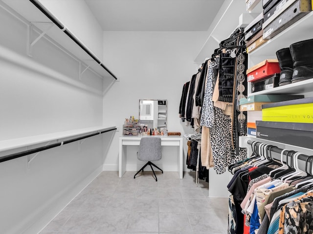 1708 Jamestown Dr, Forney, TX 75126 - walk in closet featuring tile patterned flooring