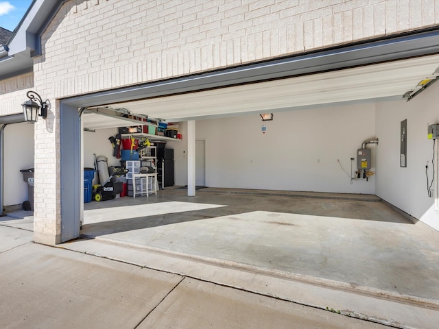 1708 Jamestown Dr, Forney, TX 75126 - garage with water heater and electric panel