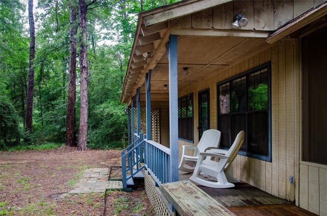 1161 Valleywood Trl, Holly Lake Ranch, TX 75765 - view of porch