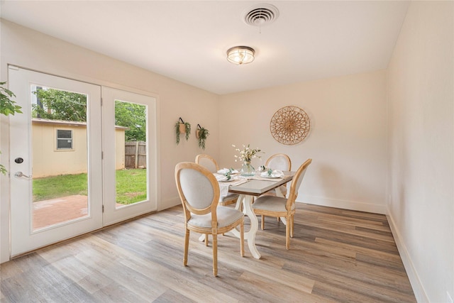 4702 Pamela Dr, Abilene, TX 79606 - dining area with wood finished floors and baseboards