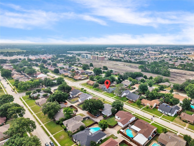 808 Warwick Dr, Plano, TX 75023 - aerial view of property's location featuring nearby suburban area