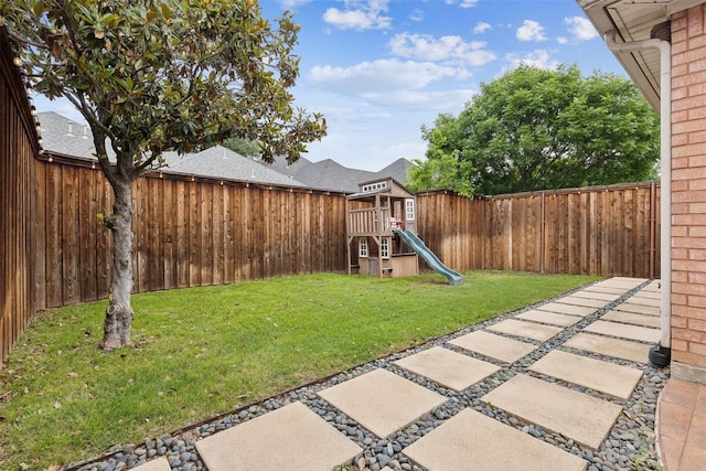 3927 Walden Way, Dallas, TX 75287 - view of yard with a playground