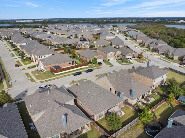 3617 Fordham St, Frisco, TX 75036 - aerial view of residential area featuring a nearby body of water