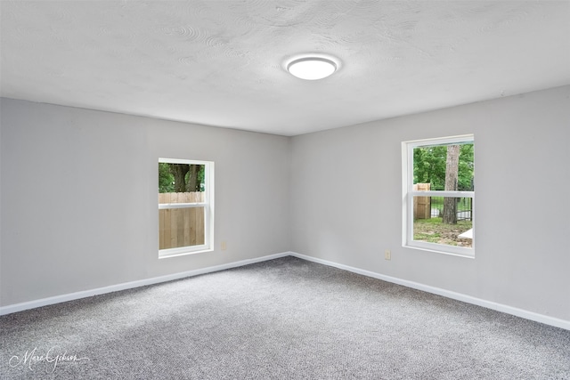 4210 Via St, Shreveport, LA 71109 - unfurnished room with carpet, baseboards, and a textured ceiling