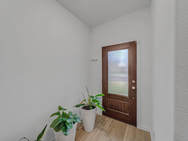 316 Crossvine Way, Princeton, TX 75407 - doorway with baseboards and light wood-style floors