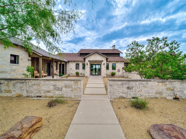 6362 Belz Rd, Sanger, TX 76266 - view of front facade featuring stone siding and a shingled roof