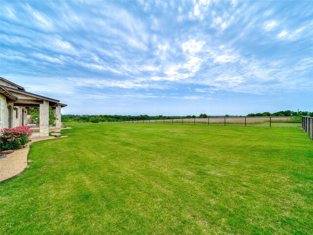6362 Belz Rd, Sanger, TX 76266 - view of yard with a patio area