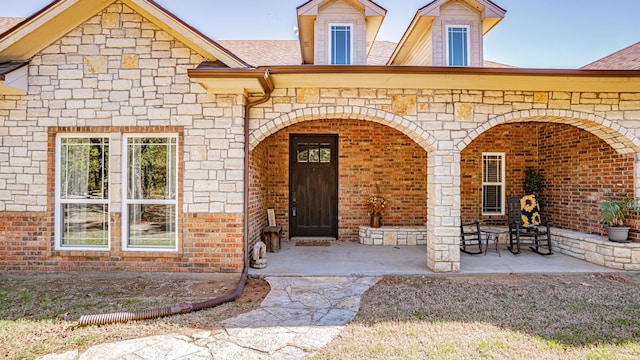 1851 Rock Church Hwy, Tolar, TX 76476 - entrance to property featuring brick siding