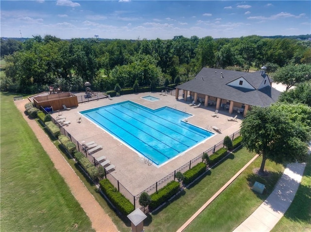 608 Guadalupe Rd, Keller, TX 76248 - community pool with a community hot tub and a patio