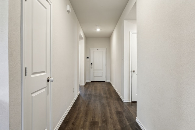 2118 Brisbon St, Fate, TX 75189 - corridor featuring dark wood finished floors and baseboards