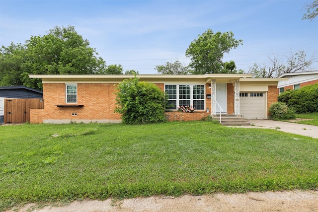 3508 Valencia Ct, Fort Worth, TX 76116 - view of front of home featuring brick siding, an attached garage, and concrete driveway