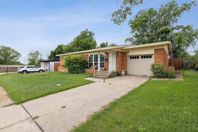 3508 Valencia Ct, Fort Worth, TX 76116 - view of front of home with brick siding, a garage, and driveway