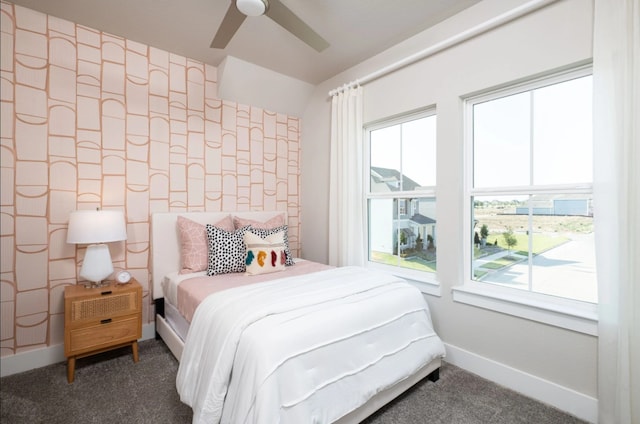 1513 Roundup, Argyle, TX 76226 - bedroom with carpet floors, baseboards, and ceiling fan