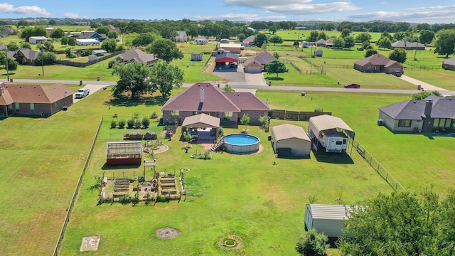 169 Savannah Dr, Brock, TX 76087 - aerial perspective of suburban area