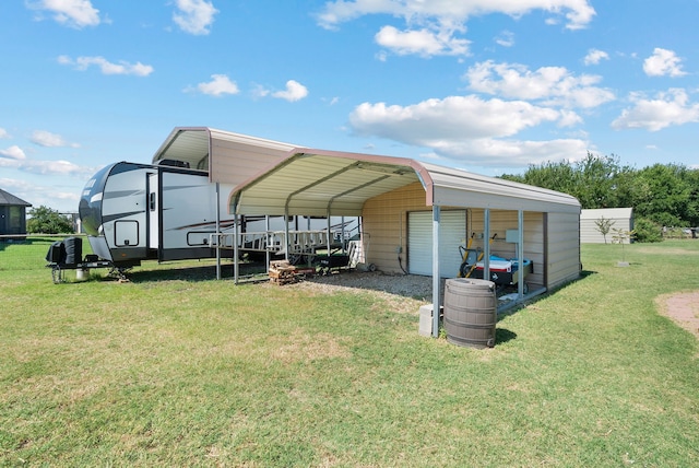 169 Savannah Dr, Brock, TX 76087 - view of outdoor structure with a detached carport