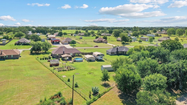 169 Savannah Dr, Brock, TX 76087 - aerial perspective of suburban area with a tree filled landscape