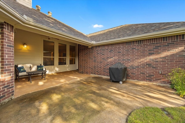 676 Woodland Way, Rockwall, TX 75087 - view of patio with a grill