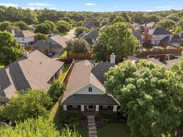 676 Woodland Way, Rockwall, TX 75087 - aerial perspective of suburban area