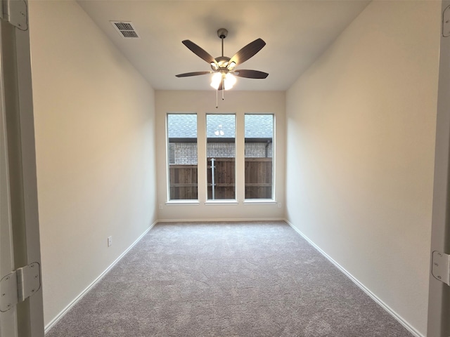 7749 Gatevine Ave, Joshua, TX 76058 - spare room with carpet floors, ceiling fan, and baseboards