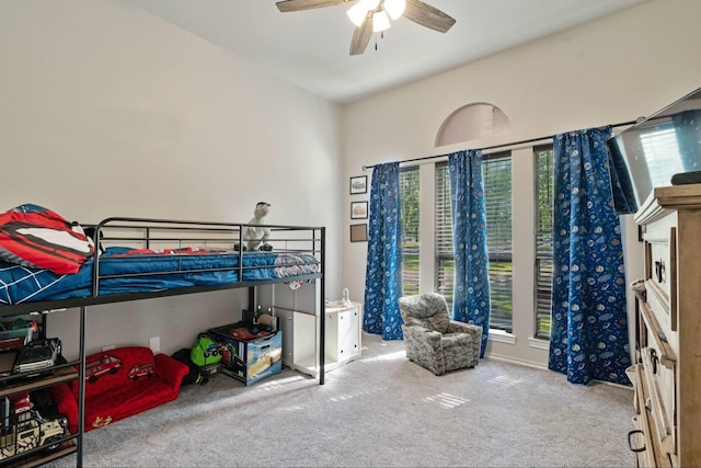 3966 Farm Road 196 N, Paris, TX 75462 - carpeted bedroom with a ceiling fan