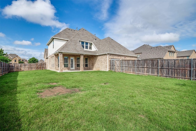344 Redstone Dr, Sunnyvale, TX 75182 - rear view of property featuring brick siding and a patio