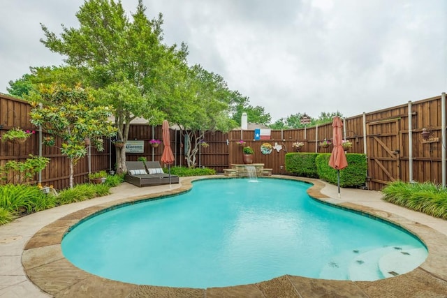 10613 Raleigh Dr, Frisco, TX 75035 - view of swimming pool with a fenced backyard