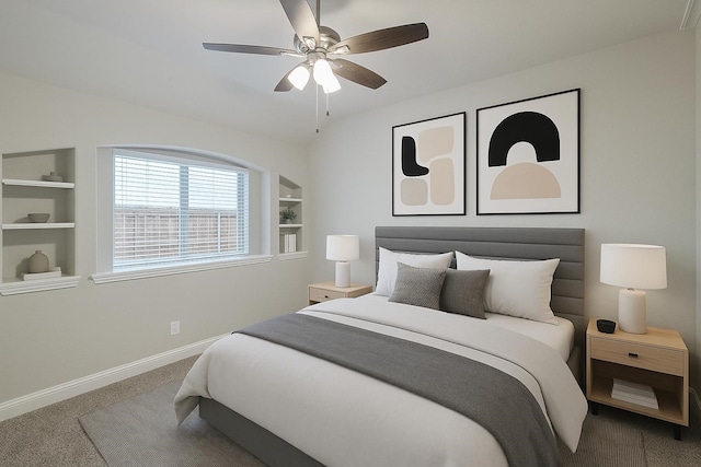 1008 Superbloom Ave, Justin, TX 76247 - bedroom featuring carpet, baseboards, and ceiling fan