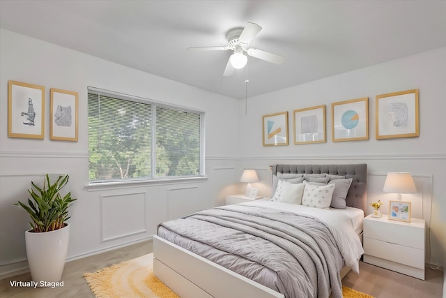 5919 Wisdom Creek Dr, Dallas, TX 75249 - bedroom featuring a ceiling fan