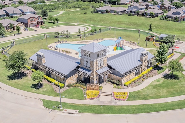 2409 Buelingo Ln, Fort Worth, TX 76131 - drone / aerial view of a pool area