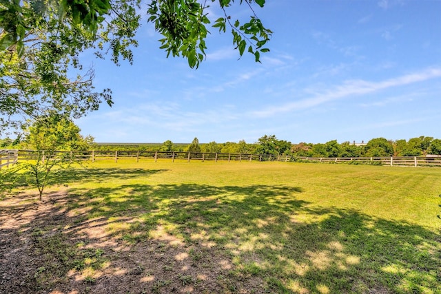 339 W Trinity St, Forney, TX 75126 - view of yard with a view of rural / pastoral area