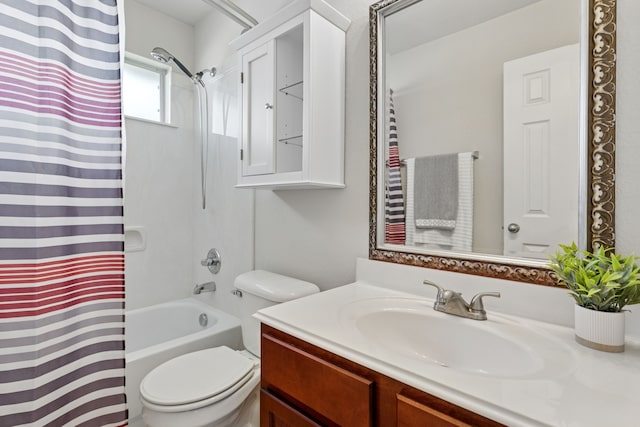 269 Love Bird Ln, Murphy, TX 75094 - bathroom with vanity, toilet, and shower / tub combo with curtain