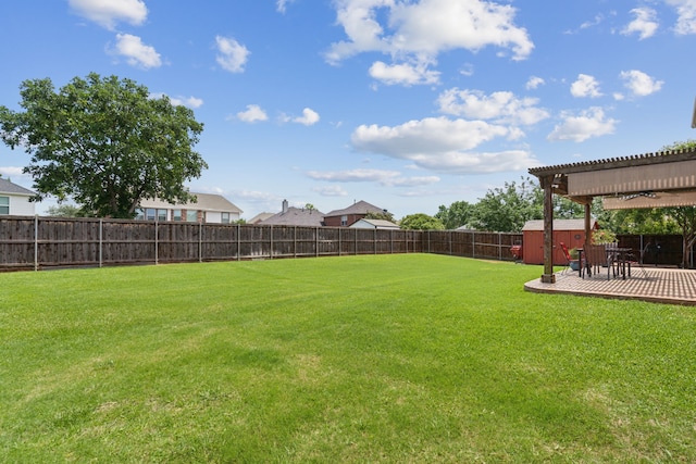 269 Love Bird Ln, Murphy, TX 75094 - view of yard with a pergola