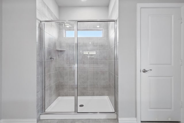 6112 Fire Water Dr, Fort Worth, TX 76179 - full bath featuring a shower stall and baseboards