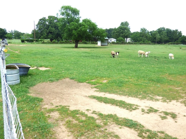 1075 County Road 436, Eastland, TX 76448 - view of property's community featuring an outbuilding, a yard, and view of scattered trees