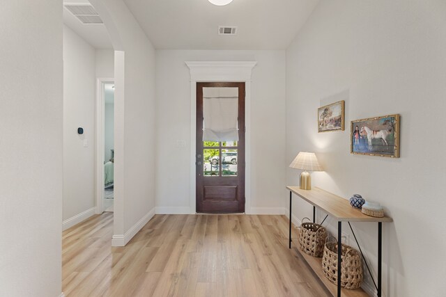 233 Observation Dr N, Aledo, TX 76008 - foyer entrance with light wood-style flooring and baseboards