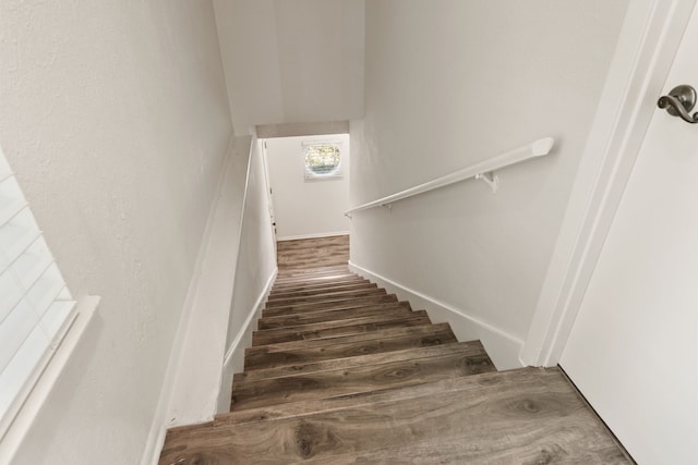 6455 Waverly Way, Fort Worth, TX 76116 - stairs featuring wood finished floors