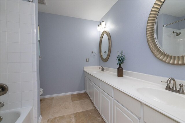 5732 Chelmsford Trl, Arlington, TX 76018 - spare room featuring carpet floors, a ceiling fan, and vaulted ceiling